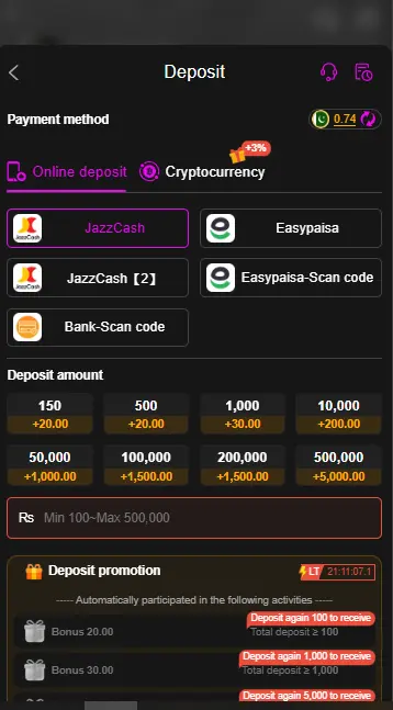 y888 deposit