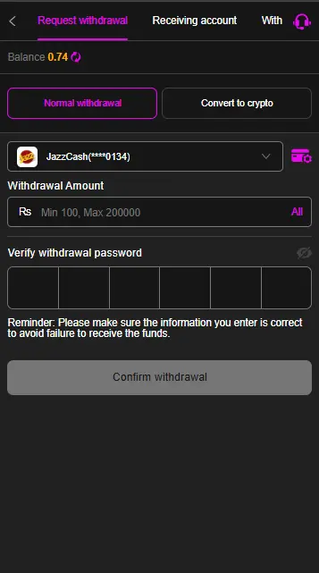 y888 withdrawal